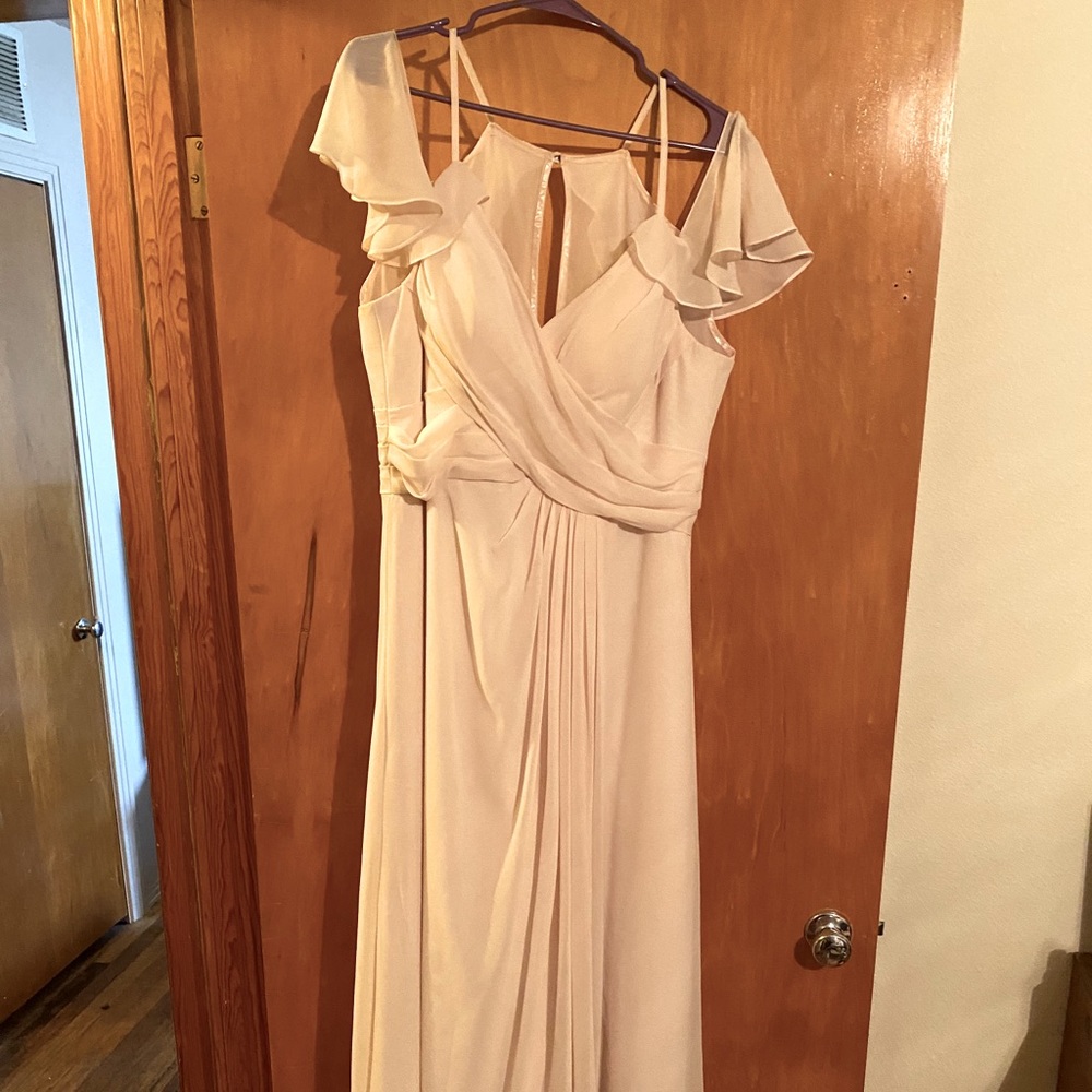Azazie Blush Bridesmaid Dress